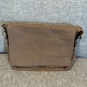 Fossil Canvas Messenger Bag